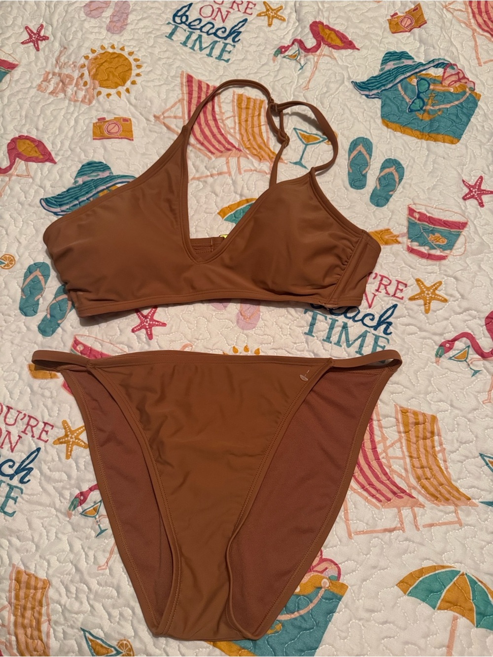 NWOT wild fable Brown Bikini Set